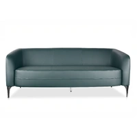 Liso Single Seater Lounge - Forest Green Commercial Grade PU Leather LISO-3-FG