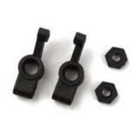 LRP Rear Hub Carriers + Hex Wheel-Adapter (each with 2pcs) - S10 Blast BX/TX/MT/SC