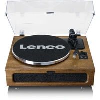 Lenco Wooden Turntable with 4 built-in Bluetooth speakers 50W - Walnut