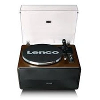 Lenco Wooden Turntable with built-in Bluetooth speakers 80W - Walnut