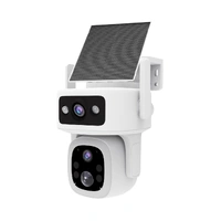 Laser Smart Home Dual Lens FHD 4G Outdoor Camera With 5W Solar Panel LSH-4GDLN-776