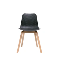 Lucid Chair Timber Base - Black LUCID-B-T