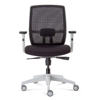 Luminous Promesh White Frame Chair - BIFMA Tested - Greenguard Approved LUMINOUS-TASK