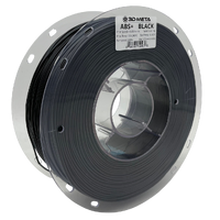 3D Meta ABS+ Black 1KG Spool M-ABS+-BLA-1KGX1.75MM