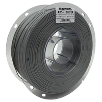 3D Meta ABS+ Silver 1KG Spool M-ABS+-SIL-1KGX1.75MM