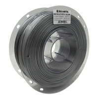 3D Meta Metallic PETG Silver 1KG Spool M-MPETG-SIL-1KGX1.75MM