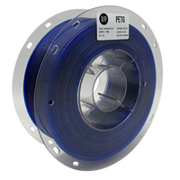 3D Meta Transparent PETG Transparent Blue 1KG Spool M-PETG-TBLU-1KGX1.75MM