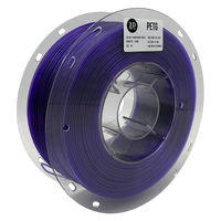 3D Meta Transparent PETG Transparent Purple 1KG Spool M-PETG-TPUR-1KGX1.75MM