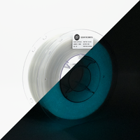 3D Meta Glow in the Dark PLA Glitter Blue - Clear in Light 1KG Spool M-PLA-GDGLBLUE-1KGX1.75MM