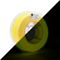 3D Meta Glow in the Dark PLA Yellow - Colour in Light 1KG Spool M-PLA-GDYELL-1KGX1.75MM
