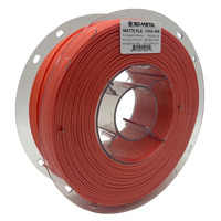 3D Meta Matte PLA Coral Red 1KG Spool M-PLA-MACORRED-1KGX1.75MM
