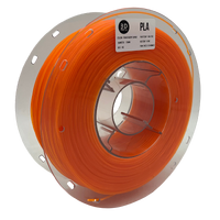 3D Meta Transparent PLA Transparent Orange 1KG Spool M-PLA-TORA-1KGX1.75MM