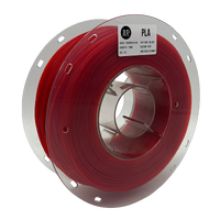 3D Meta Transparent PLA Transparent Red 1KG Spool M-PLA-TRED-1KGX1.75MM