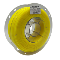 3D Meta Transparent PLA Transparent Yellow 1KG Spool M-PLA-TYEL-1KGX1.75MM