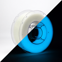 3D Meta Glow in the Dark PLA Sky Blue - Clear in Light 1KG Spool M-PLAG-SBLU-1KGX1.75MM