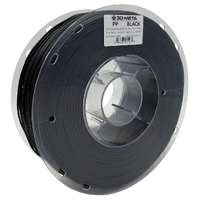 3D Meta PP (Polypropylene) Black 1KG Spool M-PP-BLA-0.95KGX1.75MM