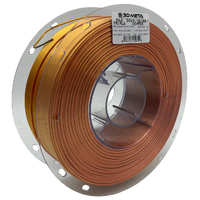 3D Meta Silk Tri PLA Gold - Silver - Copper 1KG Spool M-SILKT-GOLD/SIL/COP-1KGX1.75MM