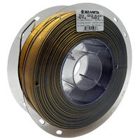 3D Meta Silk Tri PLA Purple - Gold - Black 1KG Spool M-SILKT-PURP/GOLD/BLA-1KGX1.75MM