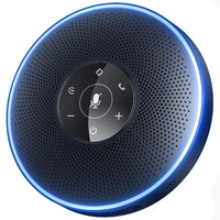 eMeet OfficeCore M2 Classic USB/Bluetooth Speaker with Intelligent Noise Cancelling Black