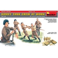 MiniArt 1/35 Soviet Tank Crew at Work. Special Edition Plastic Model Kit