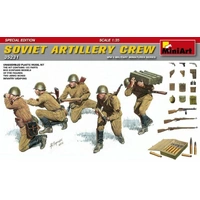 MiniArt 1/35 Soviet Artillery Crew.Special Edition Plastic Model Kit