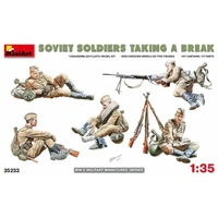 MiniArt 1/35 Soviet Soldiers Taking a Break Plastic Model Kit