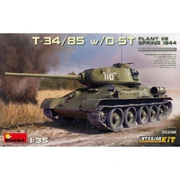 MiniArt 1/35 T-34/85 w/D-5T. PLANT 112. SPRING 1944. INTERIOR KIT Plastic Model Kit