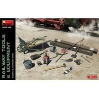 MiniArt 1/35 Railway Tools & Equipment Plastic Model Kit