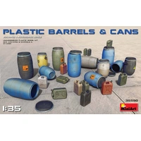 MiniArt 1/35 Plastic Barrels & Cans Plastic Model Kit