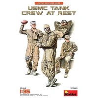 MiniArt 1/35 USMC Tank Crew at Rest Plastic Model Kit