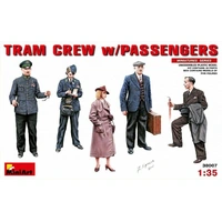 MiniArt 1/35 Tram Crew with Passengers Plastic Model Kit