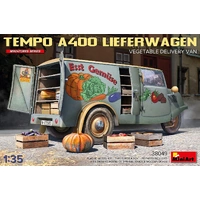 MiniArt 1/35 Tempo A400 Lieferwagen. Vegetable Delivery Van Plastic Model Kit