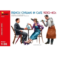 MiniArt 1/35 French Civilians in Cafe 1930-40s Plastic Model Kit