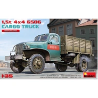 MiniArt 1/35 1.5t 4x4 G506 Cargo Truck Plastic Model Kit