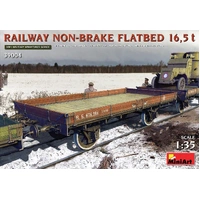 MiniArt 1/35 Railway Non-brake Flatbed 16.5 t Plastic Model Kit