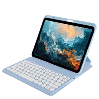 TechXtras Tablet Case with Wireless Keyboard iPad 10.9-inch - Blue MBB14189