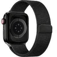 Crest Milanese Watch Strap 38 - 41mm Black MBK09171