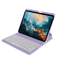 TechXtras Tablet Case with Wireless KB iPad 10.9-inch - Lavender MBL14191