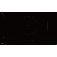 Midea 90cm 5 Zone 2x Bridgeable Touch Control Induction Cooktop 7200W MC-IV7243B2CC-A