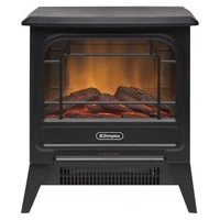 Dimplex 1.2kW Micro Stove Electric Fire- Black Cast effect finish