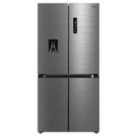 Midea 474L Quad Door Water Dispenser Fridge - Stainless Steel MDRF632FGD46APW