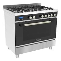 Midea MFS90GSS 90cm Freestanding Dual Fuel Oven/Stove