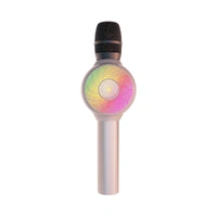 Laser LED Karaoke Microphone Gold MIC-RKLED-RGD