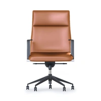 Mirage Executive Medium Back - Genuine Tan Leather MIRAGE-MB-GTANL