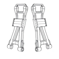 MJX Rear Lower Suspension Arms [16250]