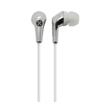 Moki Life Metallics Earphones Silver MLMECSV