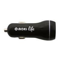 Moki Life Car Charger 1x2.4amp MLUSBCAR