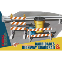 Meng 1/35 Barricades & Highway Guardrail Plastic Model Kit