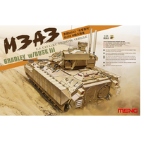 Meng 1/35 U.S. Cavalry Fighting Vehicle M3A3 Bradley w/BUSK III Plastic Model Kit