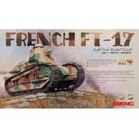 Meng 1/35 French FT-17 Light Tank (Riveted Turret) Plastic Model Kit